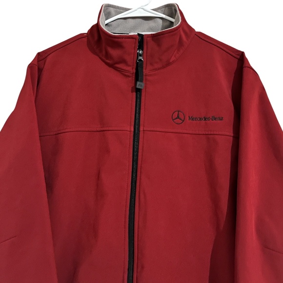 Port Authority Women Burgundy Mercedes Benz Water Repellent Outdoor Jacket 3XL - Picture 2 of 7